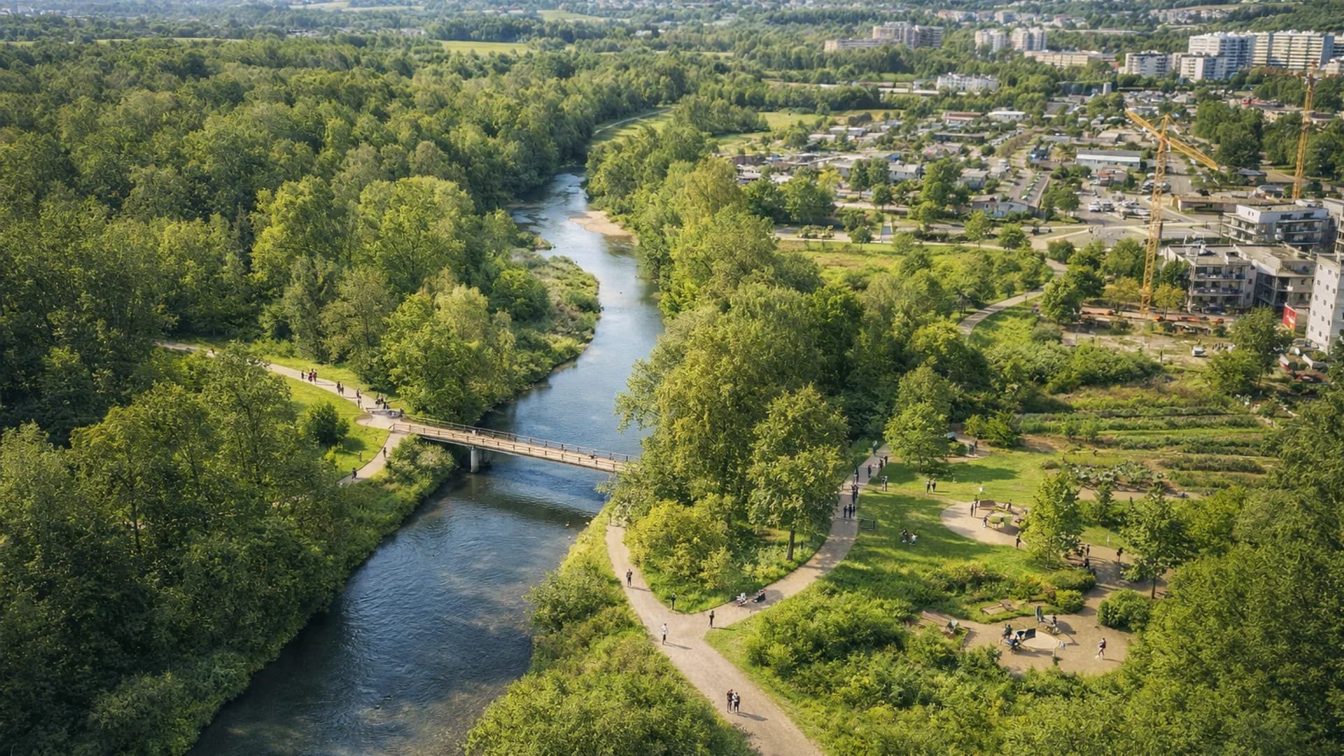 Les berges du Fier - Un vaste espace vert au nord d'Annecy