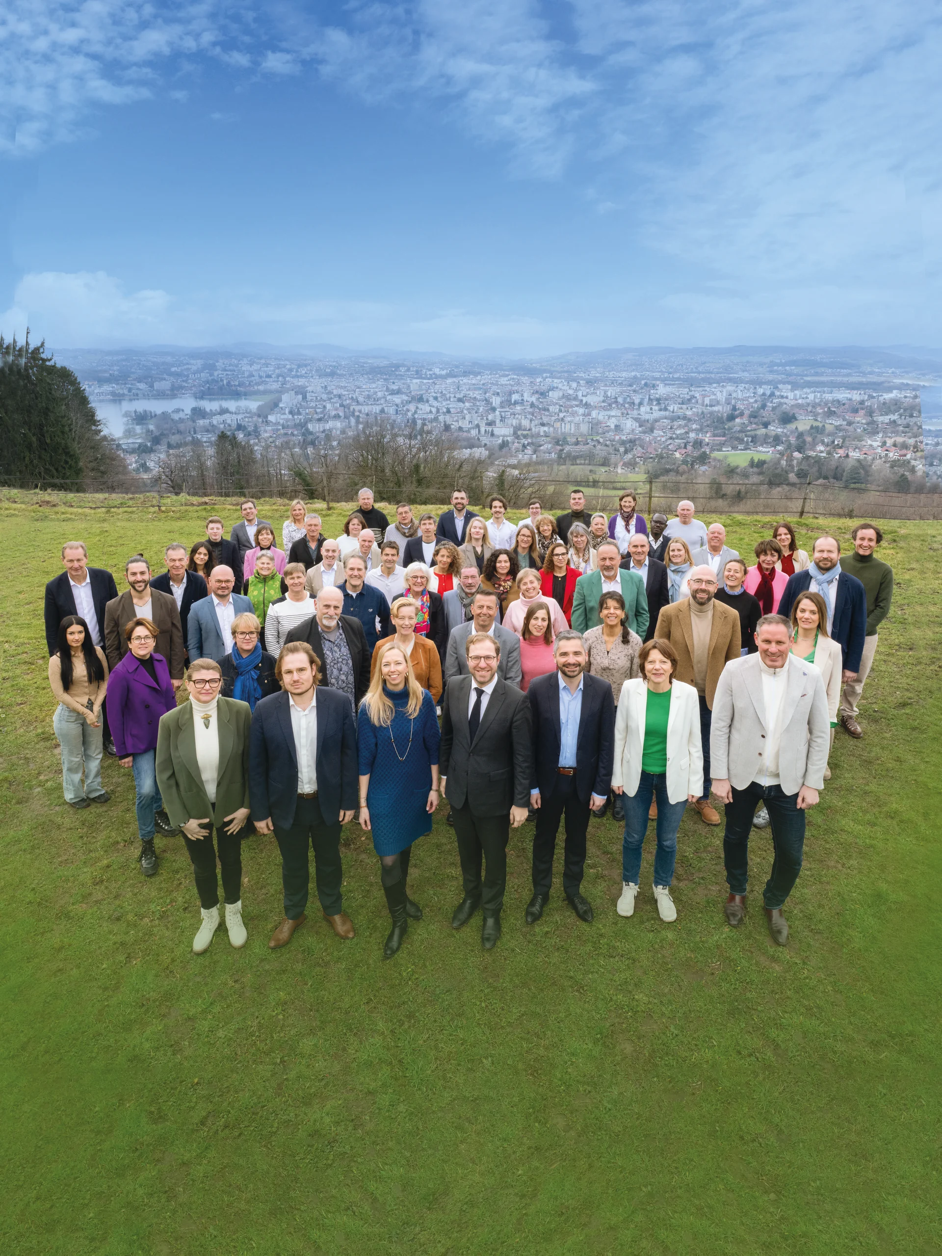Photo officielle de la liste Les Acteurs d'Annecy avec Antoine Armand - Programme municipal Annecy 2026