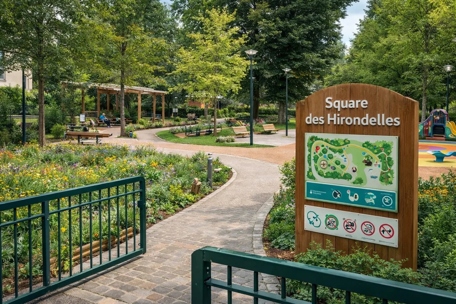 Sécuriser le square des Hirondelles – notre projet